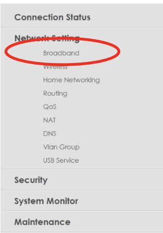 Kuva hallintaliittymästä